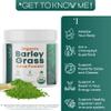 Teaveli Organic Barley Grass Juice Powder Raw, Utah Grown Barley Grass Juice Extract for Detox- Complements Wheatgrass Juice- Made in USA Without Gluten, Additives or Preservatives- 8 oz (226 Grams) view 3