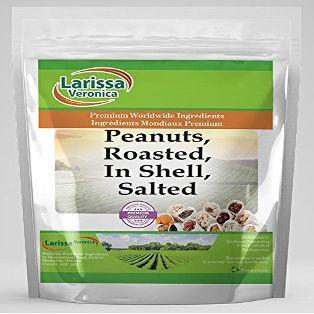 Peanuts, Roasted, In Shell, Salted (8 oz, ZIN: 525994) - 3 Pack