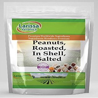 Peanuts, Roasted, In Shell, Salted (8 oz, ZIN: 525994) - 3 Pack