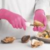 100 Pack Pink Vinyl Disposable Gloves - Latex Free and Power Free Food Grade Exam Gloves for Cleaning Food Prep Kitchen Use, Small view 2