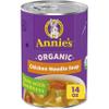 Annies Organic Chicken Noodle Canned Soup, Ready To Serve, 14 oz view 1