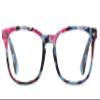 Reducblu Square Reading Glasses for Women - Oversized Readers Ladies - Floral Frame +2.75