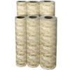 Jillson Roberts 24" x 208' Bulk 1/4 Ream Modern Traditions Christmas Gift Wrap, Golden Wood Grain view 4