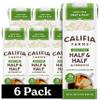 Califia Farms - Unsweetened Better Half, Half and Half Substitute, 32 Oz (Pack of 6), Almond Milk, Coconut Cream, Coffee Creamer, Keto, Shelf Stable, Dairy Free, Plant Based, Vegan view 1