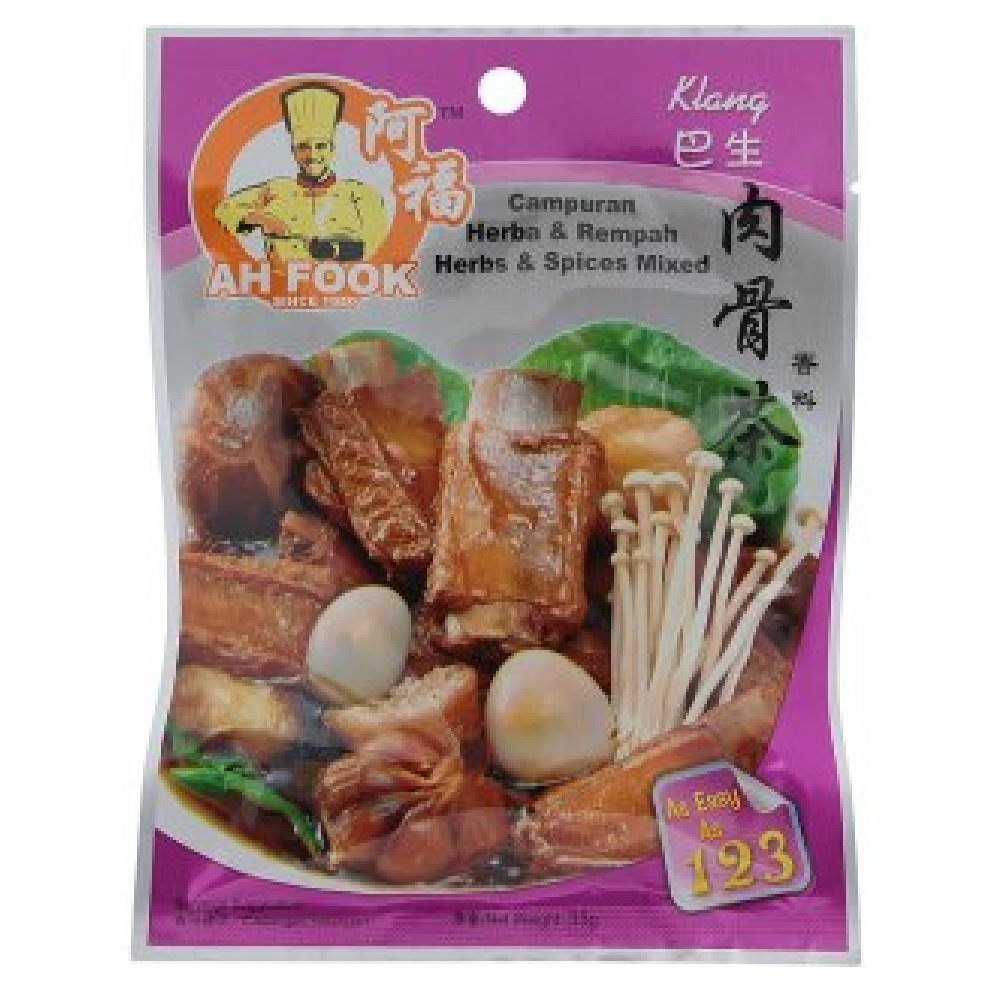 Ah Fook Herbs & Spices Mixed / Soup 35g (Klang Herbs & Spices Mixed, 12 Pack)