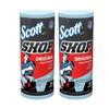 75130 Scott Single Rolls Blue Shop Towels Disposable 55 Sheets Pack 110 Total Paper Towels (2 PACK BUNDLE) Professional DIY Oil Absorbent Wipes 39.5 Sq Feet a Roll view 1