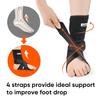 NEOFECT Drop Foot Brace - Adjustable AFO Ankle Brace for Walking & Stroke Recovery, Breathable Material for Ankle and Foot Support, Comfortable Design (Medium/Left) view 2