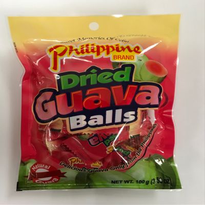 Philippine Brand Dried Guava Balls, 3.53 Ounce