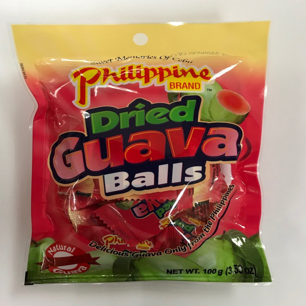 Philippine Brand Dried Guava Balls, 3.53 Ounce