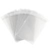 100PCS 4.5" x5.5" Clear Self -Adhesive Cello/Cellophane Treat Bag for Food Storage Bakery Candle Soap Bakery Cookie Gift Packing Party Favors view 1