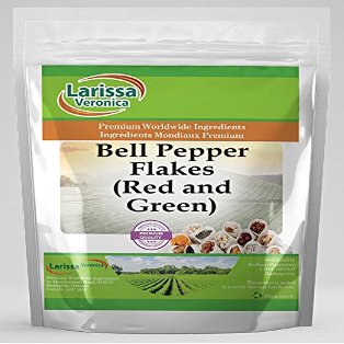 Bell Pepper Flakes (Red and Green) (8 oz, ZIN: 526030) - 2 Pack