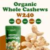 Food to Live Organic Cashews, 2 Pounds  Whole, Size W-240, Unsalted, Non-GMO, Kosher, Raw, Vegan, Bulk view 4