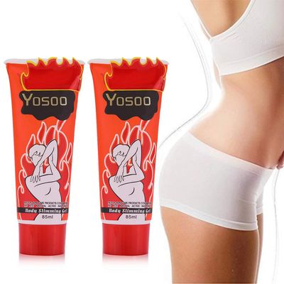 Slimming Cream,2Pcs Hot Chili Massage Body Fast Burn Fat Gel With Intense Thermogenic Action