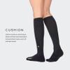 2XU Flight Compression Socks, Black/Black, Large 1 view 2