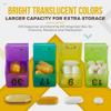 Monthly Pill Organizer - Am/Pm Daily Pill Organizer 32 Compartments for Each Day, Pill Dispenser and Dispenser Caddy that Helps You Organize Your Life, Perfect for Supplements and Medication by MEDca view 2