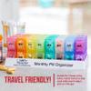 Monthly Pill Organizer - Am/Pm Daily Pill Organizer 32 Compartments for Each Day, Pill Dispenser and Dispenser Caddy that Helps You Organize Your Life, Perfect for Supplements and Medication by MEDca view 4