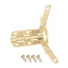 uxcell Concealable Quadrant Hinge 33mmx30mm Foldable Gold Humidor Boxes Wine Cigar Case Fittings 10pcs view 1