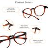 LifeArt Blue Light Blocking Glasses, Anti Eyestrain, Computer Reading Glasses, Gaming Glasses, TV Glasses for Women Men, Anti Glare (Tortoise, 2.50 Magnification) view 2