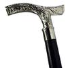 Mahira Nautical Victorian Walking Stick - Chrome Walking Cane 37 Handmade Detachable Brass Derby Handle view 1