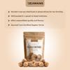 Heawans Organic Whole Nutmeg 4.5 oz, Premium Grade, Packed in a stand up resealable pouch. view 3