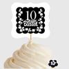 10th Birthday Anniversary Blessed Years Cupcake Decoraton Topper Picks -12pk view 1