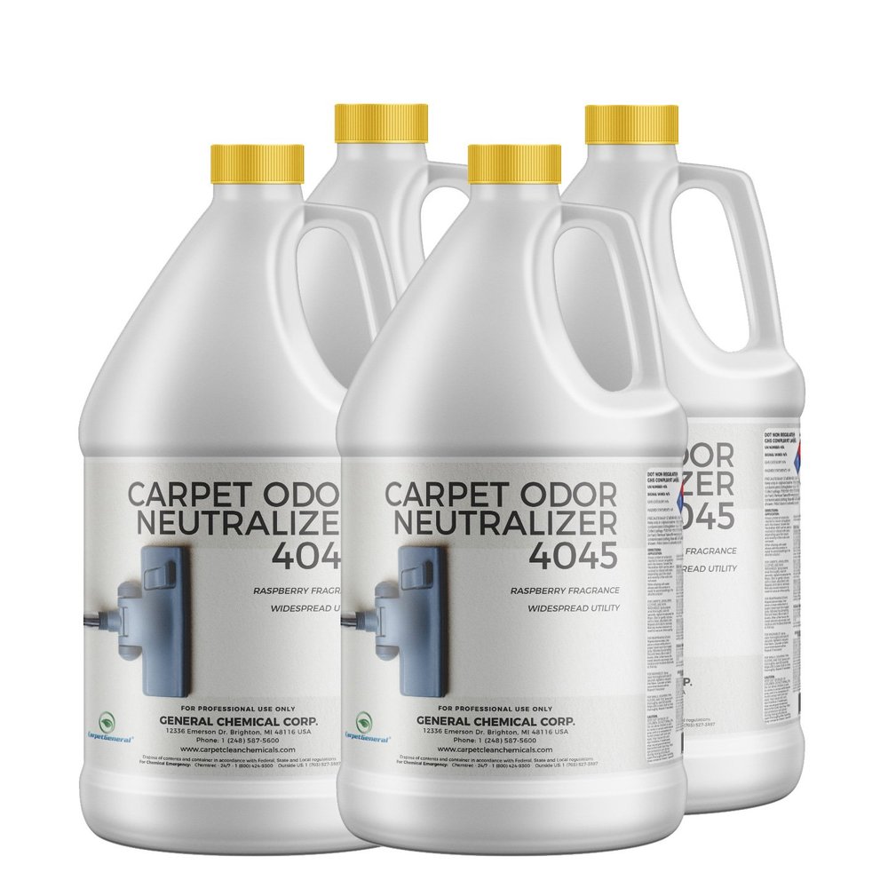 CarpetGeneral 4045 Raspberry-Scented Carpet Odor Neutralizer, 4 Gallon Case