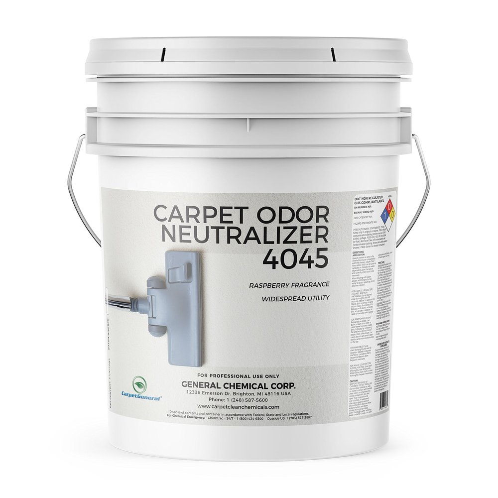 CarpetGeneral 4045 Raspberry-Scented Carpet Odor Neutralizer, 5 Gallon