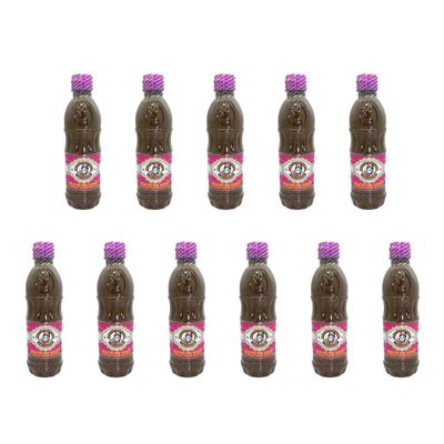 11 Bottles Nangfah Plara Fermented Pickled Fish Sauce Thai Food Cooking 400 g. Pink Cap Wholesale from Thailand