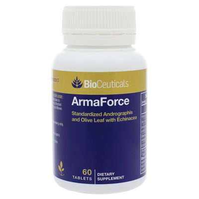 MSNOR BioCeuticals ArmaForce Immune Support Olive Leaf 60 Caps Vegan