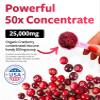 USDA Organic Cranberry Concentrate (50:1) Powder - 500mg is Equivalent to 25,000mg of Fresh Cranberries - For Kidney Cleanse & UTI Support Vitamins - Women - Supplement - 100 Servings - No Pills view 4