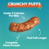 Pnuff Crunch Peanut Butter Puffs - Healthy Snacks, Low Calorie Snacks, Gluten Free Snacks, Vegan, High Protein, Keto, Office Snacks, Low Sugar, as Seen on Shark Tank - Cocoa, 4 Oz Bag (Pack of 3) view 3