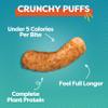Pnuff Crunch Peanut Butter Puffs - Healthy Snacks, Low Calorie Snacks, Gluten Free Snacks, Vegan, High Protein, Keto, Office Snacks, Low Sugar, as Seen on Shark Tank - Cinnamon, 4 Oz Bag (Pack of 3) view 3