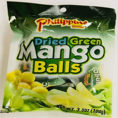 Philippine Brand Dried Green Mango Balls, 3.5 Ounce