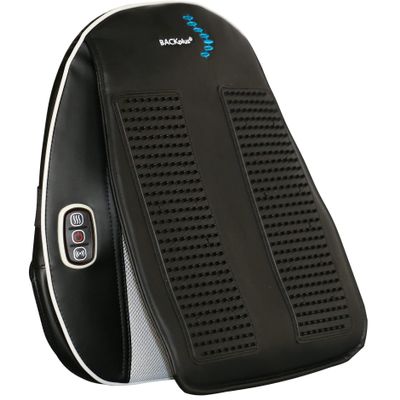 BackPlus Shiatsu Massage Pad with Heat - Deep Kneading Back & Neck Massager Cushion for Pain Relief - Transform Any Chair into a Personal Massage Therapist