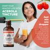 Acerola Tincture (Vitamin C), Organic Acerola Extract (Malpighia Glabra) Dried Berry for Blood, Heart, Arteries, Non-GMO in Cold-Pressed Organic Vegetable Glycerin, Florida Herbs Supplements view 4