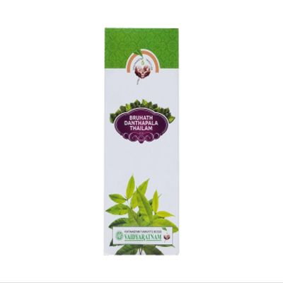 Vaidyaratnam Bruhath Danthapala Thailam pack of 2 (2 200ml)