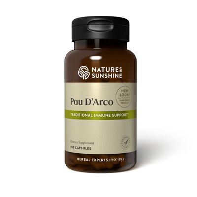 Nature's Sunshine Pau D Arco, 100 Capsules | Supports the Immune System, Provides Antioxidants, and Assists the Natural Detoxification Process