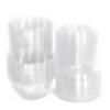 28oz Salad Bowls To-Go with Lids and Cutlery (50 Count) - Clear Plastic Disposable Salad Containers | Lunch, Salads, Fruits, Leak Proof, Airtight, Fresh, Meal Prep, Fork, | Rose Bowl Container (28oz) view 1