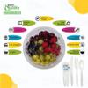 28oz Salad Bowls To-Go with Lids and Cutlery (50 Count) - Clear Plastic Disposable Salad Containers | Lunch, Salads, Fruits, Leak Proof, Airtight, Fresh, Meal Prep, Fork, | Rose Bowl Container (28oz) view 2