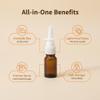 4PCS 10ML/0.34 Ounce Empty Brown Glass Spray Nasal Bottle Container view 2