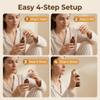 4PCS 10ML/0.34 Ounce Empty Brown Glass Spray Nasal Bottle Container view 3