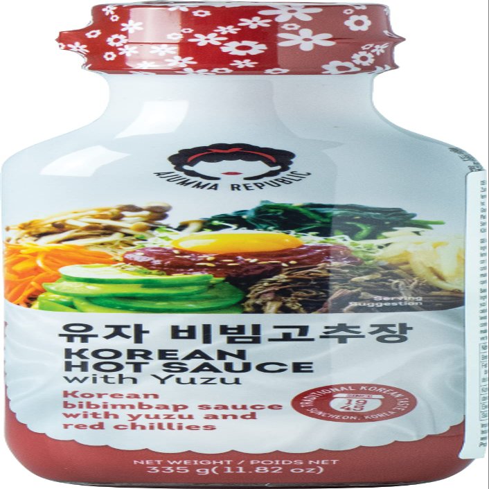 Jayone Ajumma Republic, Korean Hot Sauce With Yuzu, 11.82 oz (335 g)