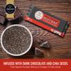Aufschnitt Beef Bars - High Protein Snack with Grass Fed Beef - Kosher, and Keto Friendly - Dark Chocolate and Chia Seeds, 24 Count view 4
