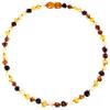 Baltic Amber Necklace for Adult - Natural Amber from Baltic Region, Genuine Baltic Amber (19.7 inch, Multi) view 1