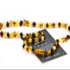 Baltic Amber Necklace for Adult - Natural Amber from Baltic Region, Genuine Baltic Amber (19.7 inch, Multi) view 2