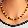 Baltic Amber Necklace for Adult - Natural Amber from Baltic Region, Genuine Baltic Amber (19.7 inch, Multi) view 3