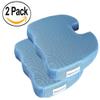 Smart-Cushion Premium Seat Cushion. User Adjustable Comfort. Never Bottoms Out. Self-Inflating Air/Foam Technology. Coccyx Cutout, Relieves Sciatica, Back/Tailbone Pain. Free Carry Bag (2) view 2