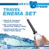 Cleanstream Silicone Enema Nozzle Set with 3 Adapter Sizes, Fits Most Shower Hoses and Water Bottles, 5-Hole Spray Design, Compact with Storage Lid for Hygienic Cleansing view 2