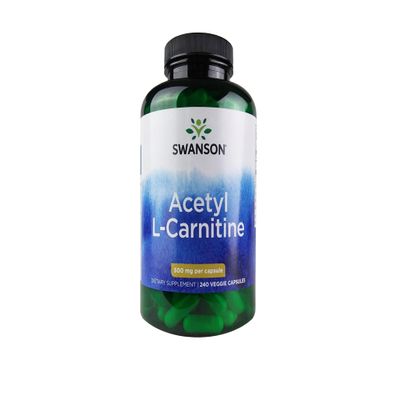 Swanson Acetyl L-CARNITINE 500MG 240 Veg Cap