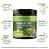 NATURELO Raw Greens Superfood Powder - Unsweetened - Boost Energy, Detox, Enhance Health - Organic Spirulina - Wheat Grass - Whole Food Nutrition from Fruits & Vegetables - 240 Grams view 2